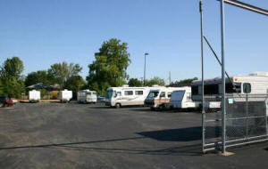 Caravan storage security, vehicle compounds, storage yards.