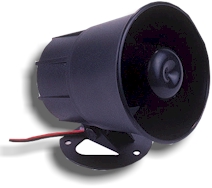 Weatherproof Alarm Siren. This low power but very loud siren can be driven directly from the Parabeam Base Receiver.